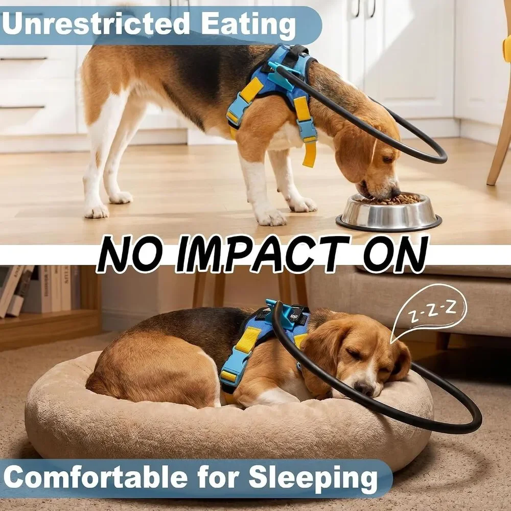Adjustable Blind Dog Halo Collar, Protective Navigation Aid, XS 16.80